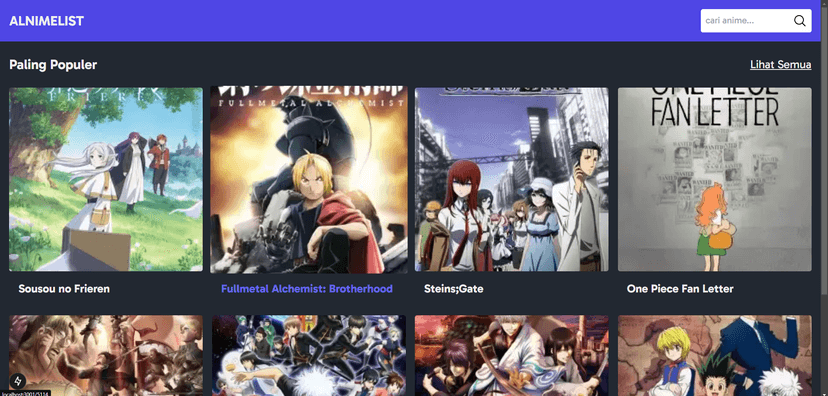 Thumbnail for Anime List